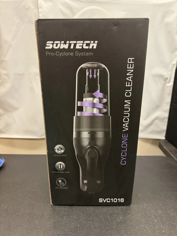 SowTech Pro-Cyclone System Corded Stick Vacuum Cleaner SVC1016 Black - Image 1 of 3