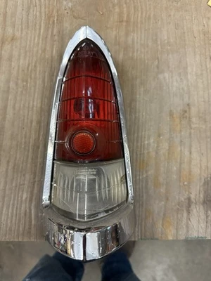1955 Desoto Firedome Fireflite RH Chrome Taillight Bezel Lens Assembly - Image 1 of 4