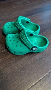 Brand New Toddler Crocs C4 Green - Picture 1 of 4