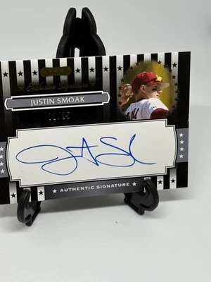 2008 Razor Signature Series Exclusive Signatures Justin Smoak Auto 1/25 1 Of SSP - Image 1 of 4