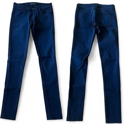 Vaquero vaquero Kill City ultra ajustado tiro bajo azul marino con spandex nuevo con etiquetas Indie Sleaze Foto 1 de 4