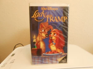 1955 (MCMLV) Walt Disney's Lady and the Tramp VHS 582 Black Diamond in clamshell - Picture 1 of 6