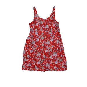 Jack Wills Women's Mini Dress UK 14 Red 100% Cotton Mini - Picture 1 of 4