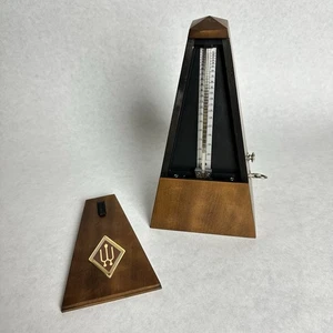 Vintage Wittner Metronome Wood Wind Up 1714 Made In Germany READ - Picture 1 of 11
