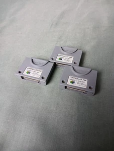N64 Controller Pak NUS-004 Lot 3 Speicherkarte OEM Offiziell Kostenloser Versand - Bild 1 von 5