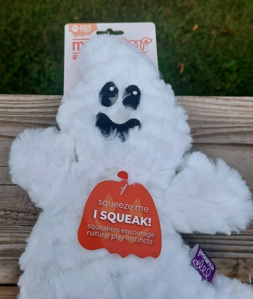 Multipet  Ice Ghost 👻 Dog Toy 9” Clinker And Squeaky. - Image 1 of 2