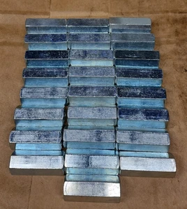 Lote de 25 tuercas de acoplamiento hexagonales 5/8"-11 x 2-1/8" x 13/16" grado A chapadas en zinc - Imagen 1 de 1