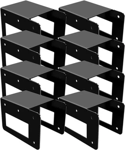 Outdoor Brennholzregale - 8er Pack Holzlagerregal Halterung Kit, Verstellbare Schwer... - Bild 1 von 2