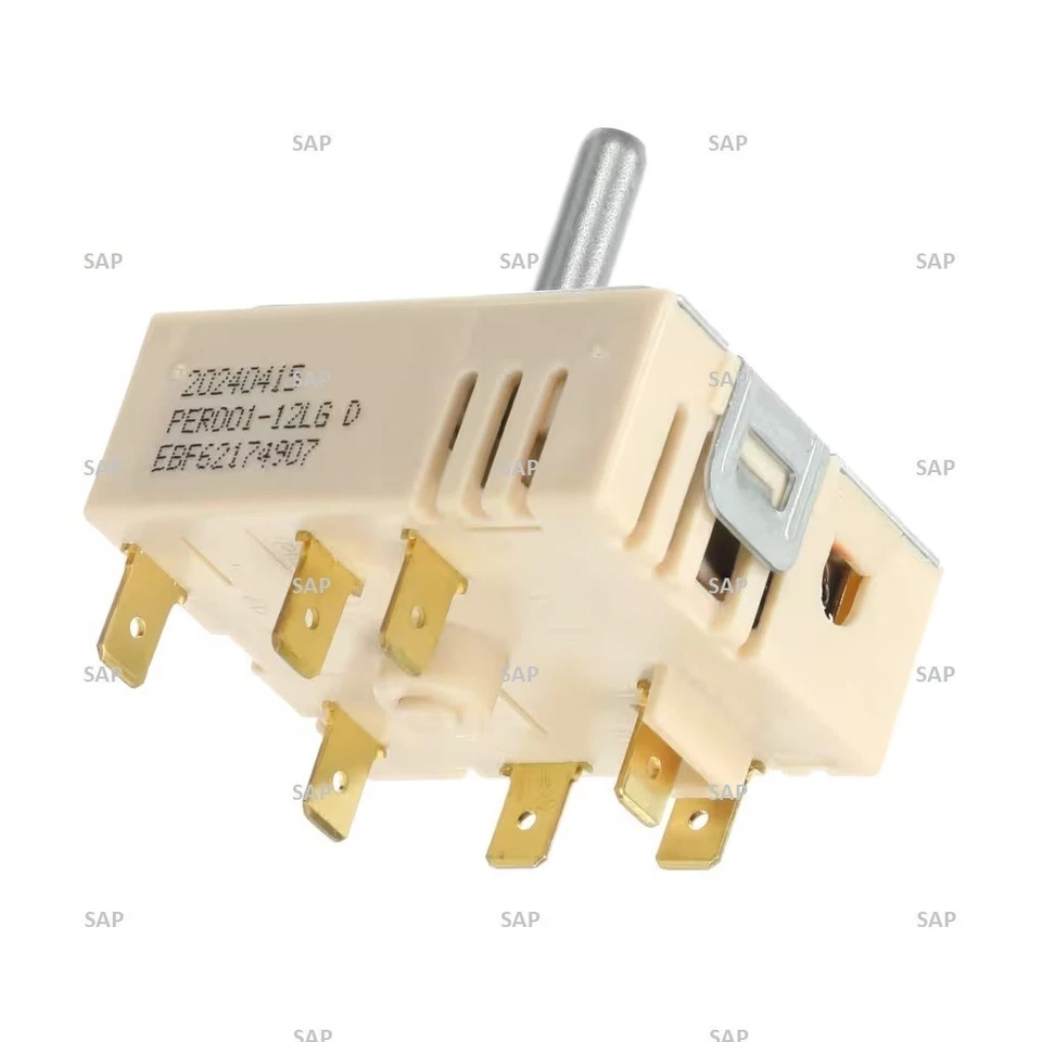 New OEM LG Range Stove Dual Heating Element Burner Switch  EBF62174907 - Image 1 of 1