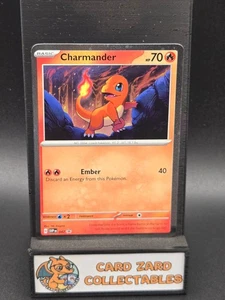 🌀FART SWIRL🌀 2023 POKEMON SVP BLACK STAR PROMO 151 PÓSTER COLL #047 CHARMANDER - Imagen 1 de 5