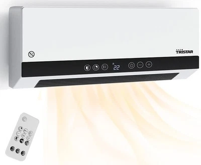 TRISTAR KA-5210 TERMOVENTILATORE CERAMICO CALDO BAGNO STUFA DA PARETE 2000 WATT - Immagine 1 di 4