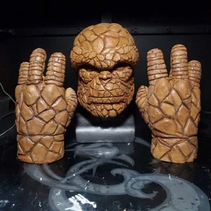 Cosplay Fantastic Four the Thing Mask and Gloves Halloween Superhero costume - Picture 1 of 4