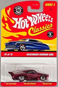 Hot Wheels Classics Volkswagen Karmann Ghia / 2008 / Series 4 / Redline Wheels - Picture 1 of 7