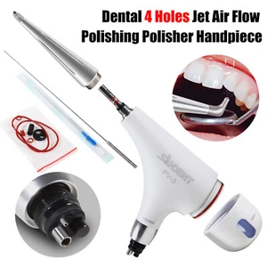 Dental Air Prophy Unit Jet Flow Teeth Polishing lucidatura Handpiece 4hole PV-3 - Imagen 1 de 12