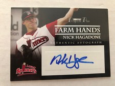 2007 TRISTAR Prospects Plus Farm Hands Autographs #NH Nick Hagadone