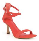 Gianni Bini, Layney Suede Square Toe Strappy Dress Sandals, Siren Red, 8.5. Sexy