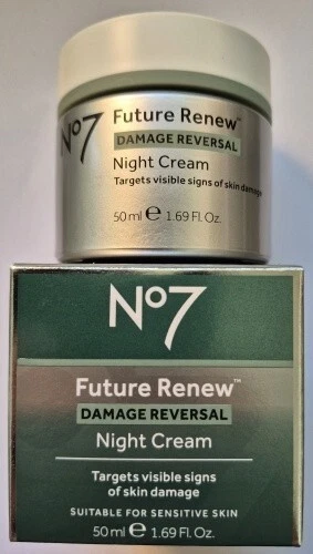 Restore & Renew No7 Future Renew Damage Reversal Night Cream 1 x 50ml UK Stock - image 1 of 1