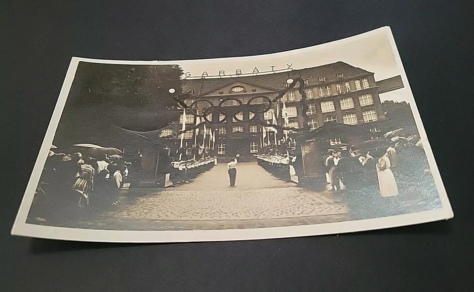 Germany Photo Postcard 1936, Berlin Olympics , Personal invitation, W/ Postmark  - Image 1 of 4