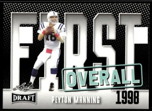 2023 Leaf Draft  8 Peyton Manning  First Overall