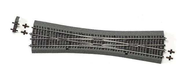 ROCO 42549 Scala HO Scambio incrocio doppio inglese DKW 10 mm con massicciata - Immagine 1 di 1