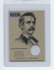 #02226 JOHN WILKES BOOTH 1899 Coin Collector Indian Head Penny Card