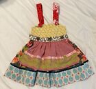 Matilda Jane Another Perfect Day Dress Camp MJC Removable Apron EUC Size 2