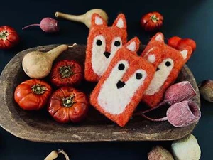Wool Felted Fox Soap - Bild 1 von 2