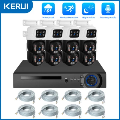 KERUI 6MP POE 8CH NVR Security Camera System Surveillance Night Auto Tracking US - Image 1 of 4