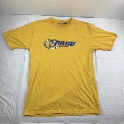 Vintage Paco Sport Jeans T Shirt Adult XL Yellow Grunge Y2K Skater Streetwear - Image 1 of 4