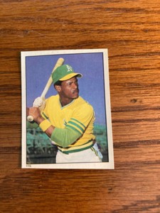 1981 Topps Stickers RICKEY HENDERSON OAKLAND A'S #115