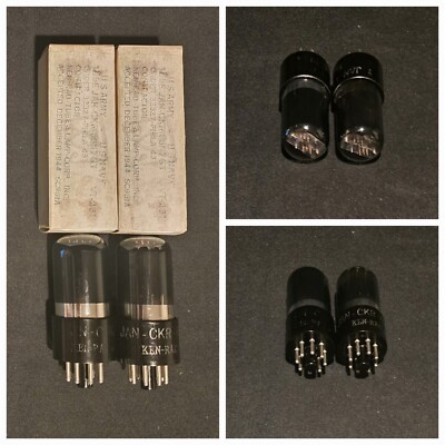 Tube électronique 6SN7 Ken-Rad General Electric - NOS - Lampe TSF