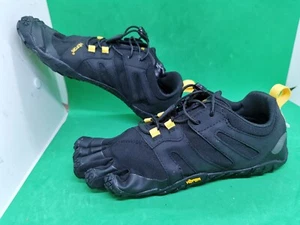 New Vibram V-Trail 2.0 Black Yellow Hiking Shoes 19W7601 Size 7.5-8 EU 38 - Picture 1 of 22