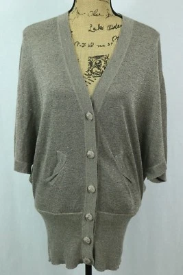 Cárdigan Tejido Metálico Original Yoanna Baraschi Talla Pequeña Cintura Caída Foto 1 de 4