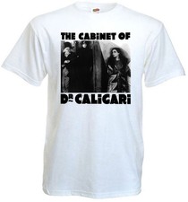 The Cabinet of Dr. Caligari v4 T-shirt white poster all sizes S...5XL