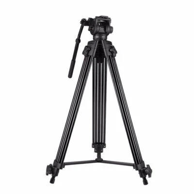 Video Tripod Kit with Video head Aluminum Heavy Duty Tripod with Fluid Head - Image 1 of 4