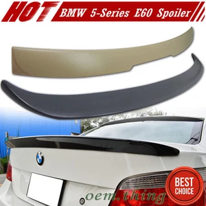 5-Series Fits BMW E60 4D Sedan A Type Roof Wing + Trunk Spoiler 520d 523i M5 - Picture 1 of 1