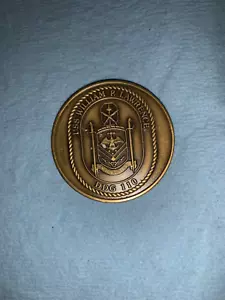 USS WILLIAM P. LAWRENCE, DDG-110 "NEVER GIVE IN" collector challenge coin - Picture 1 of 3