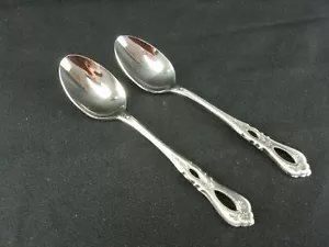 Oneida Silver Northland SCHUBERT cucchiaini in acciaio inox lotto di 2 - Foto 1 di 3