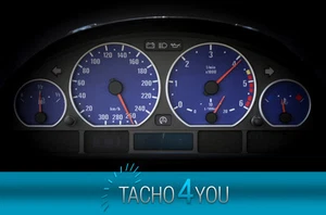 Tachoscheiben für BMW 300 kmh Tacho E46 Diesel M3 Blau 3320 Tachoscheibe km/h - Picture 1 of 1