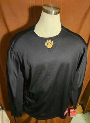 Camisa de manga larga Clemson TIgers para hombre, negra, bordada Rawlings, talla XL, NUEVA Foto 1 de 4