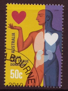 AUSTRALIA 2008 DONACIÓN DE ÓRGANOS Y TEJIDOS FINA USADA - Imagen 1 de 1
