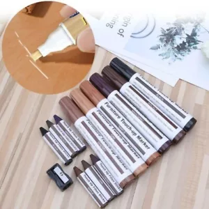 12x Muebles Arañazos Kit de reparación Marcadores Retoque de pintura de pluma Restaurar piso de madera - Imagen 1 de 12