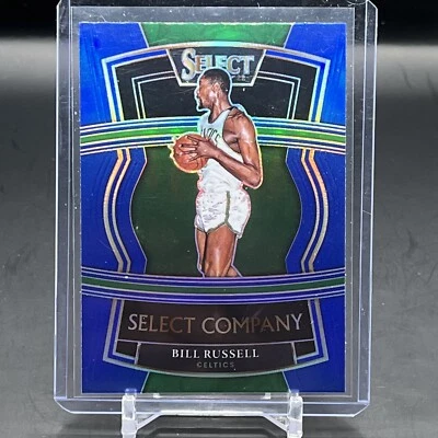 Bill Russell 2021-22 Select Company Blue Holo Prizm Card #16 - Image 1 of 2