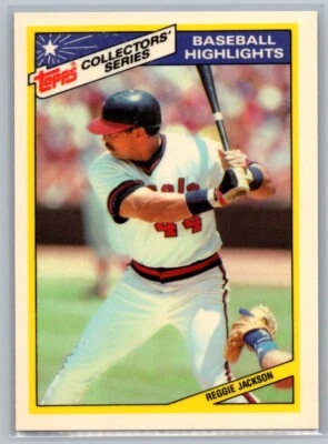 1987 Topps Woolworth Baseball Highlights #4 Reggie Jackson - Image 1 of 2