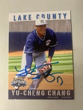 Yu Cheng Chang 2015 Signed Lake County Captains 