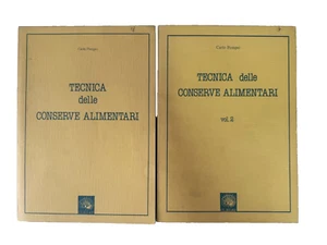TECNICA DELLE CONSERVE ALIMENTARI VOL. 1 E 2  POMPEI CLESAV - Foto 1 di 3