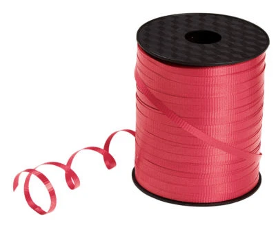 Cinta rizadora roja de 4000 yardas envoltura de regalo arco de boda de 3/16" de ancho  Foto 1 de 2