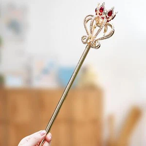 Princess Wands Cosplay Queen Halloween Handheld Glitter Wands - Picture 1 of 8