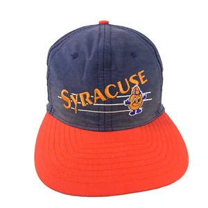 Syracuse Orangemen University Vintage 1980's Snapback Ball Hat Cap Embroidered - Picture 1 of 8