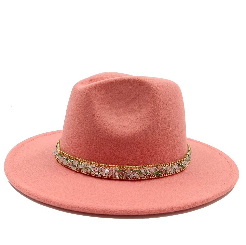 Cappello in Feltro Uomo Donna Panama Sombrero Taglia: 56/58 Jazz - Immagine 1 di 4